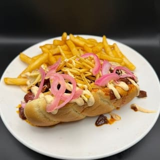 Patatas Bravas Hot Dog