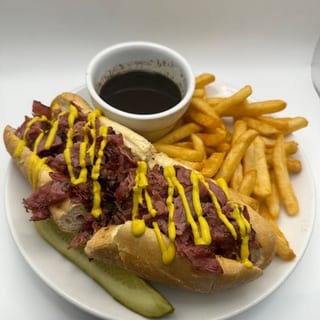 Shaved Pastrami Sandwich