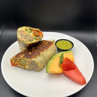 Machaca Breakfast Burrito